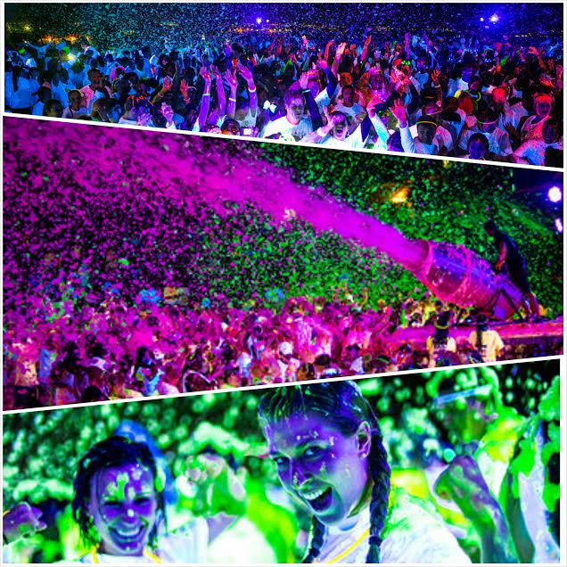 Foam cannon collage